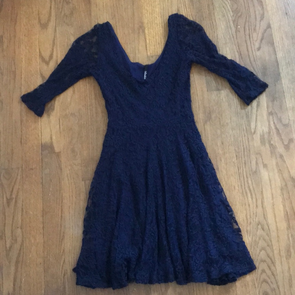 Lulu’s Blue Lace Dress